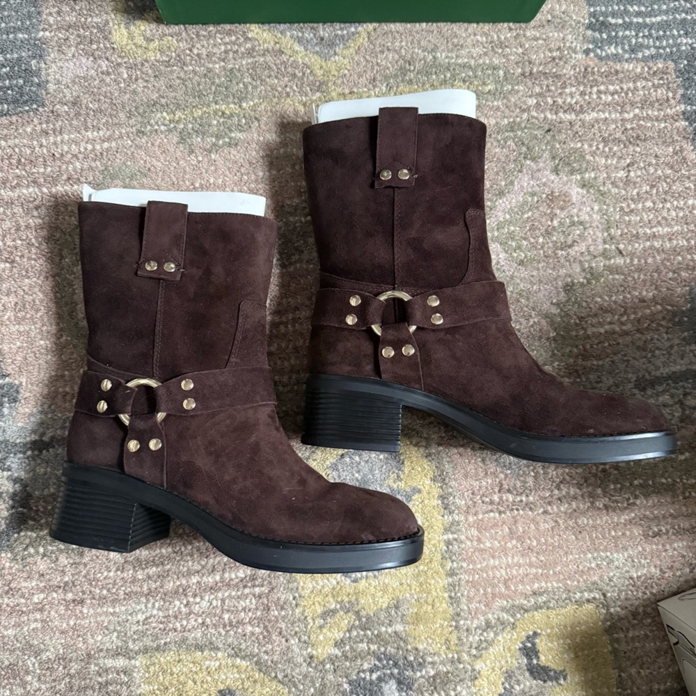 J.Crew Suede Moto Boots - Picture 9 of 13